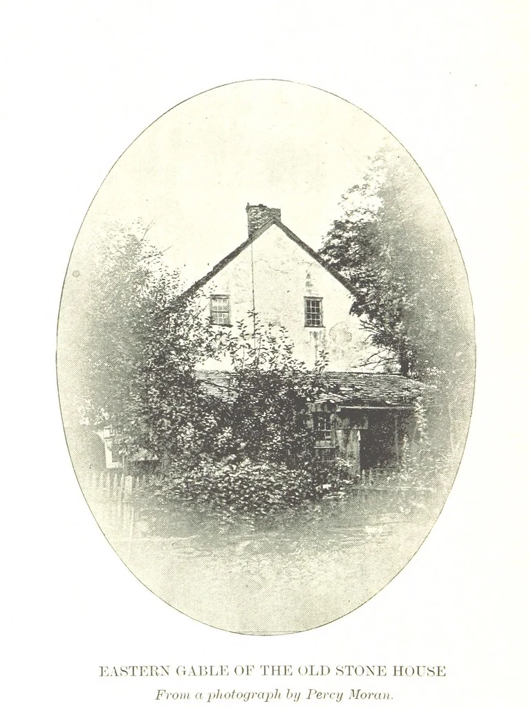 An illustration from The Story of an Old Farm; or, life in New Jersey in the eighteenth century. With a genealogical appendix, 1889, leaf 8