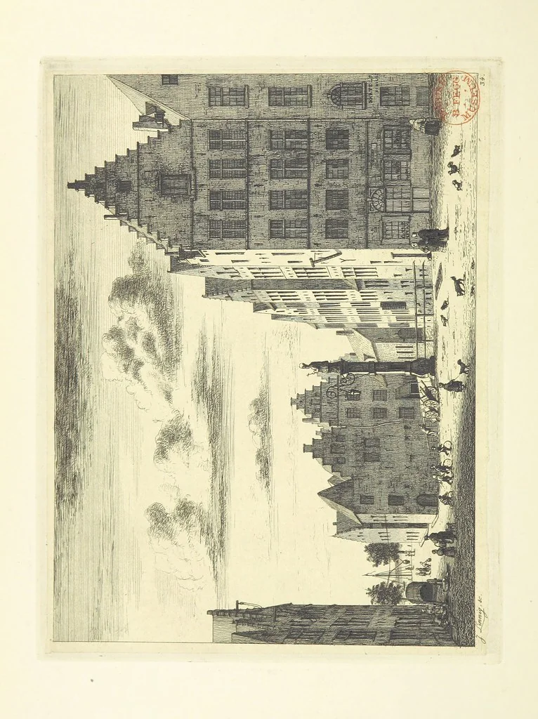 An illustration from Album historique de la ville d'Anvers. Collection de vues et de monuments des temps passés, dessinés d'après nature et gravés sur cuivre par J. Linnig, avec notices historiques par F. H. M, 1864, leaf 152