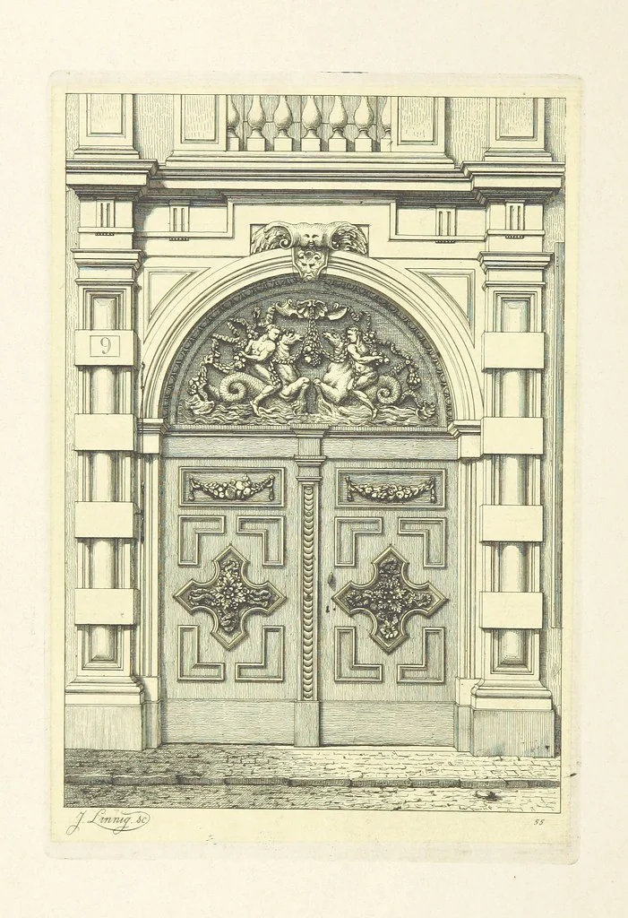 An illustration from Album historique de la ville d'Anvers. Collection de vues et de monuments des temps passés, dessinés d'après nature et gravés sur cuivre par J. Linnig, avec notices historiques par F. H. M, 1864, leaf 236