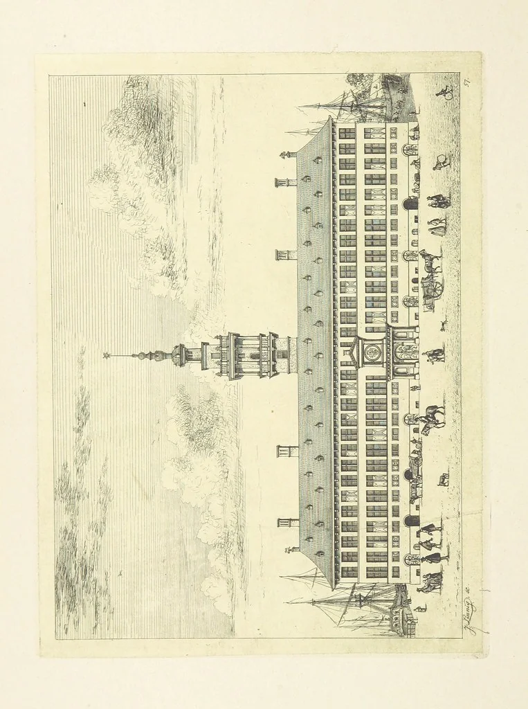 An illustration from Album historique de la ville d'Anvers. Collection de vues et de monuments des temps passés, dessinés d'après nature et gravés sur cuivre par J. Linnig, avec notices historiques par F. H. M, 1864, leaf 244