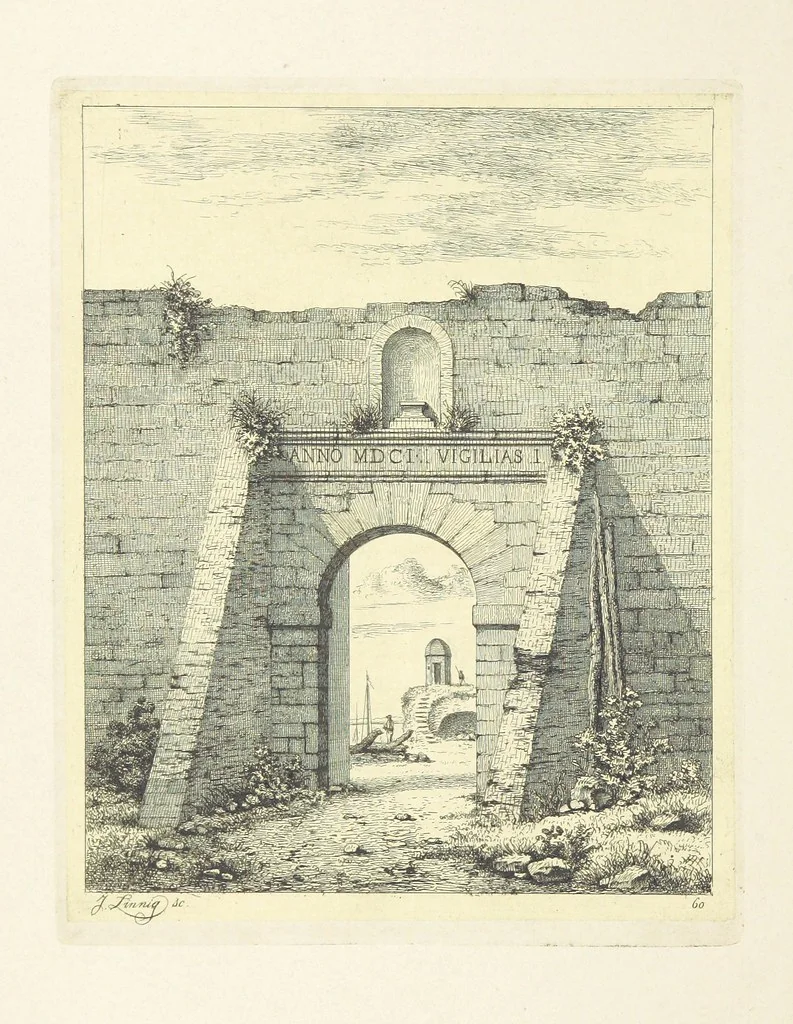 An illustration from Album historique de la ville d'Anvers. Collection de vues et de monuments des temps passés, dessinés d'après nature et gravés sur cuivre par J. Linnig, avec notices historiques par F. H. M, 1864, leaf 256