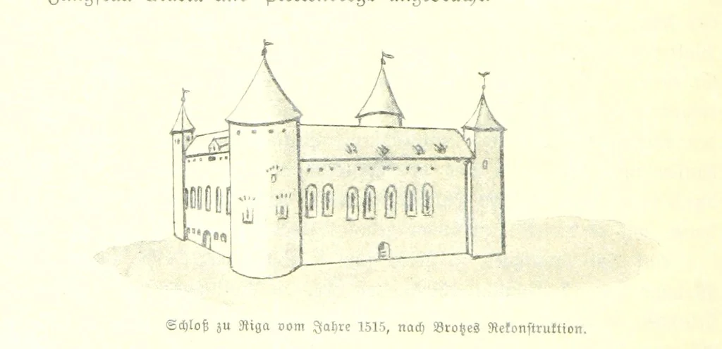 An illustration from Geschichte der Stadt Riga, 1897, leaf 190