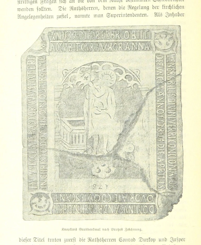 An illustration from Geschichte der Stadt Riga, 1897, leaf 222