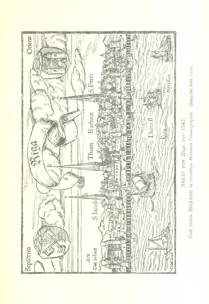 An illustration from Geschichte der Stadt Riga, 1897, leaf 225