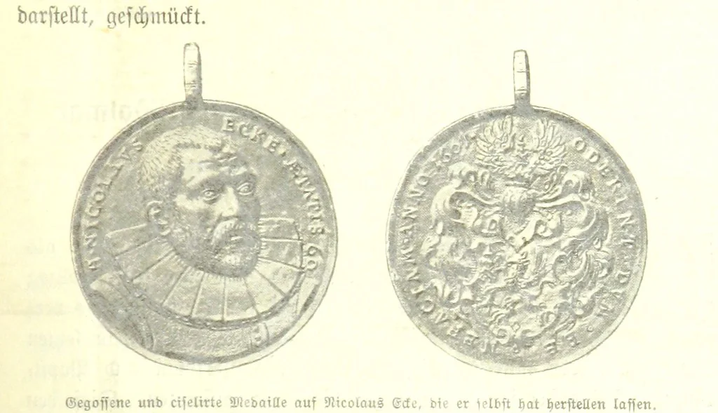 An illustration from Geschichte der Stadt Riga, 1897, leaf 329