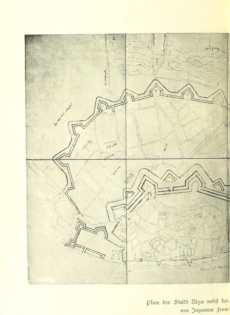 An illustration from Geschichte der Stadt Riga, 1897, leaf 362