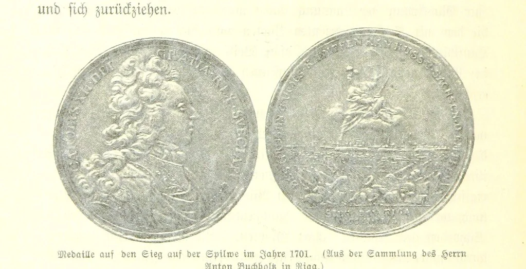 An illustration from Geschichte der Stadt Riga, 1897, leaf 398