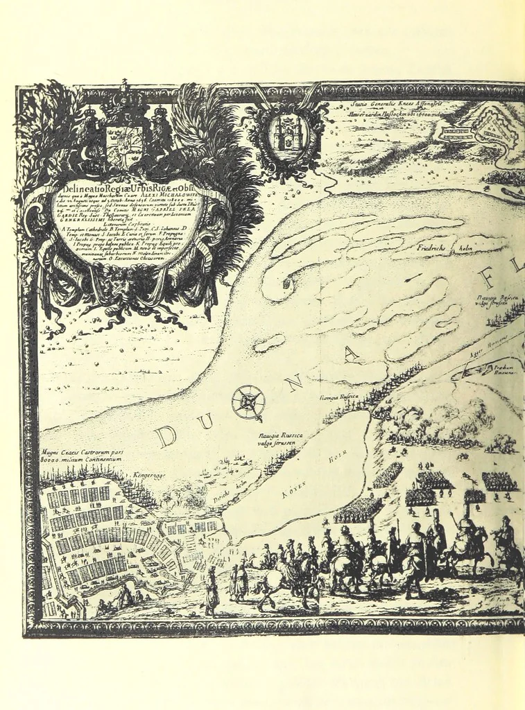 An illustration from Geschichte der Stadt Riga, 1897, leaf 428