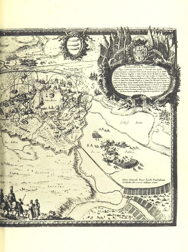 An illustration from Geschichte der Stadt Riga, 1897, leaf 429