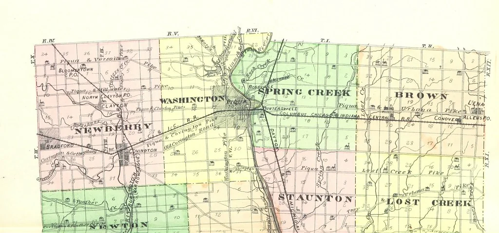An illustration from The history of Miami County, Ohio ... Illustrated, 1880, leaf 8