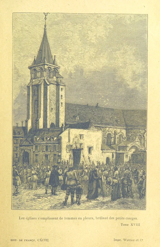 An illustration from Histoire de France. Deuxième édition, 1876, leaf 45