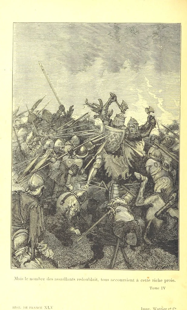 An illustration from Histoire de France. Deuxième édition, 1876, leaf 274