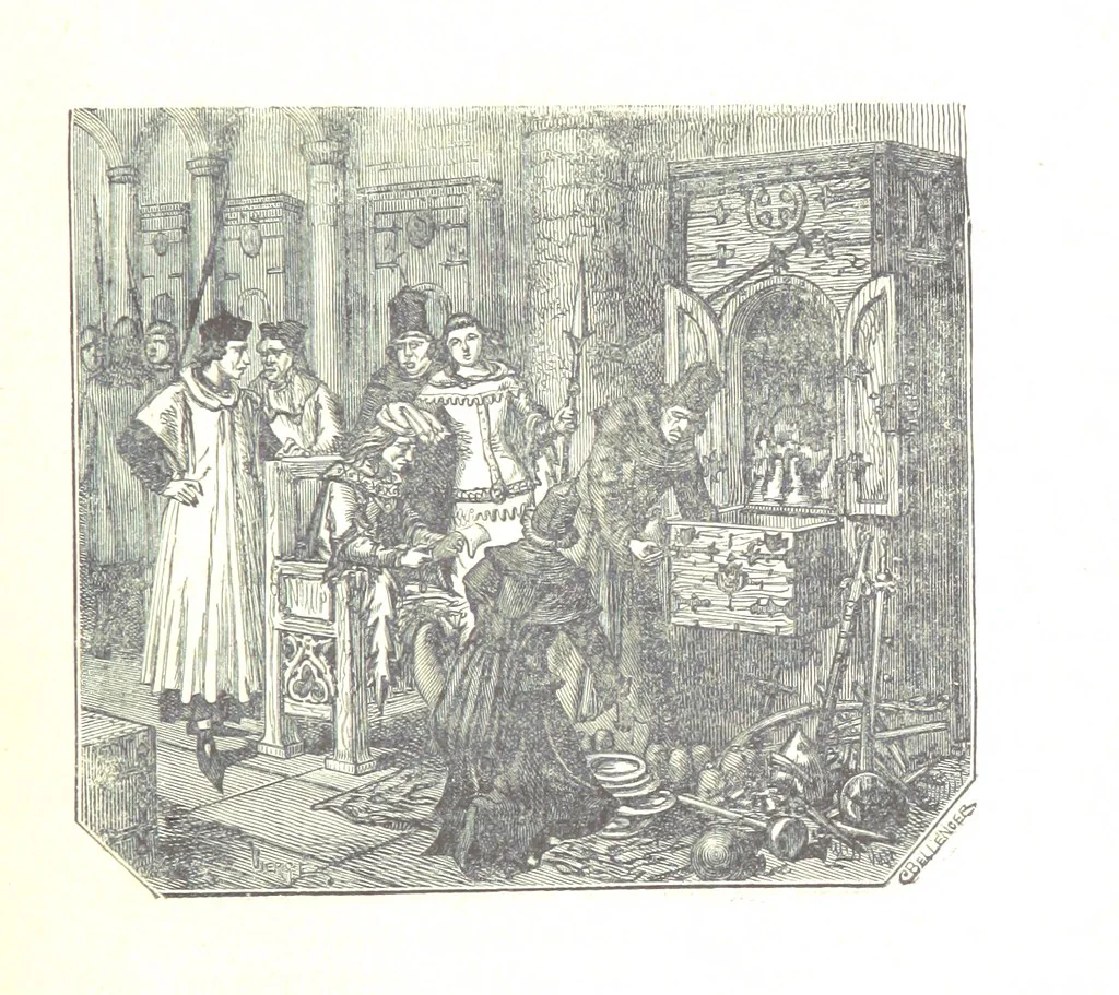 An illustration from Histoire de France. Deuxième édition, 1876, leaf 55