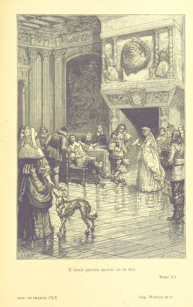 An illustration from Histoire de France. Deuxième édition, 1876, leaf 523