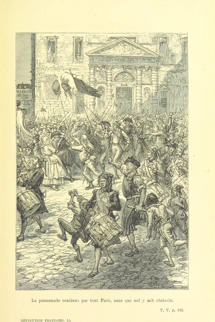 An illustration from Histoire de la Révolution Française, 1887, leaf 119