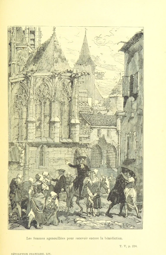 An illustration from Histoire de la Révolution Française, 1887, leaf 233