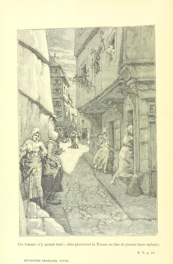 An illustration from Histoire de la Révolution Française, 1887, leaf 26