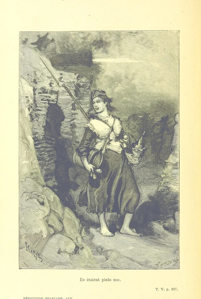 An illustration from Histoire de la Révolution Française, 1887, leaf 356