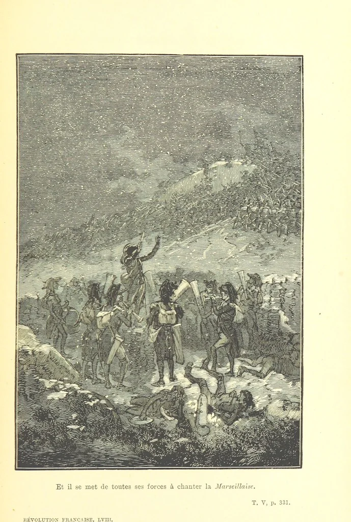 An illustration from Histoire de la Révolution Française, 1887, leaf 361