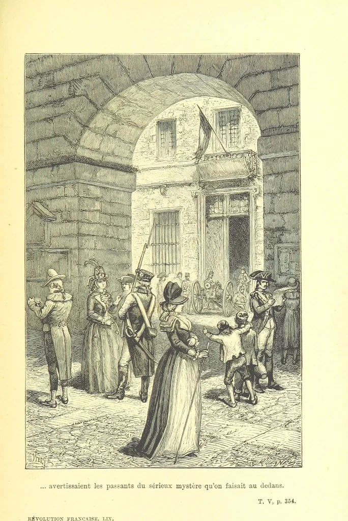 An illustration from Histoire de la Révolution Française, 1887, leaf 387