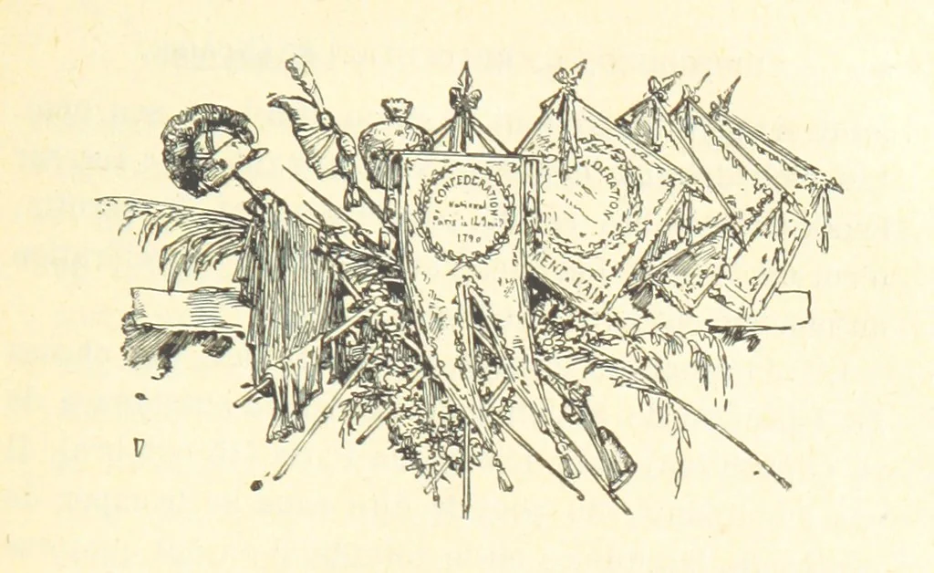 An illustration from Histoire de la Révolution Française, 1887, leaf 399