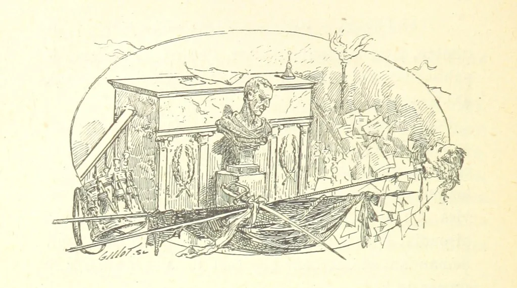 An illustration from Histoire de la Révolution Française, 1887, leaf 648
