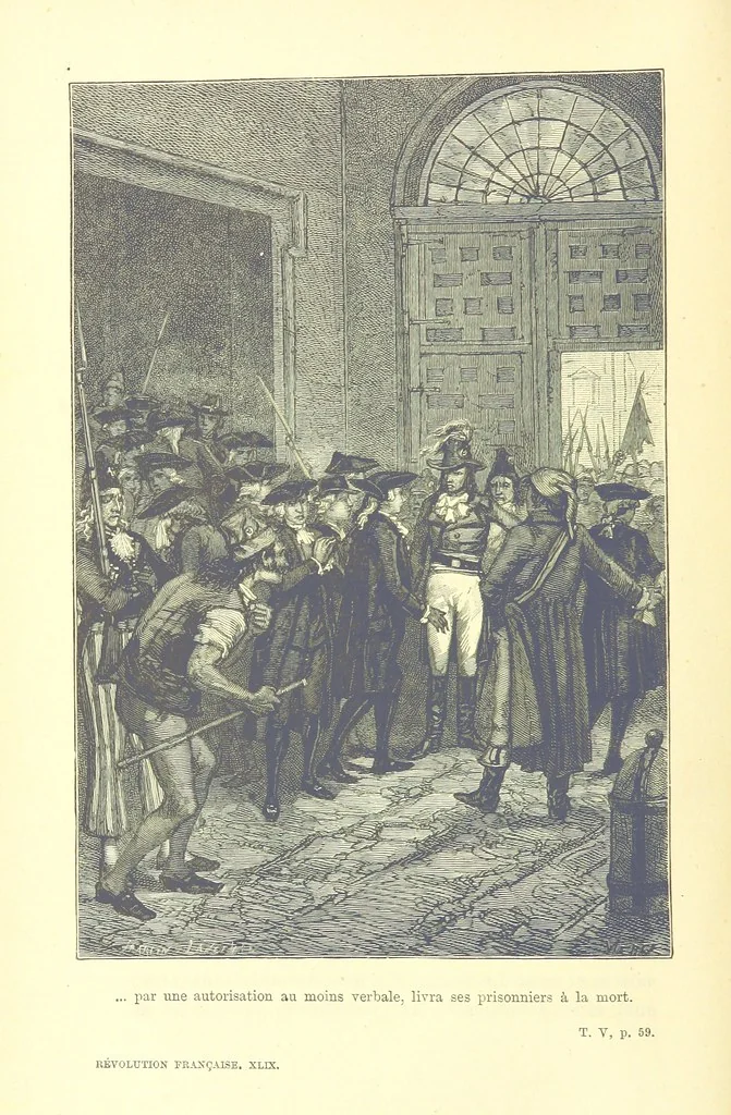 An illustration from Histoire de la Révolution Française, 1887, leaf 72