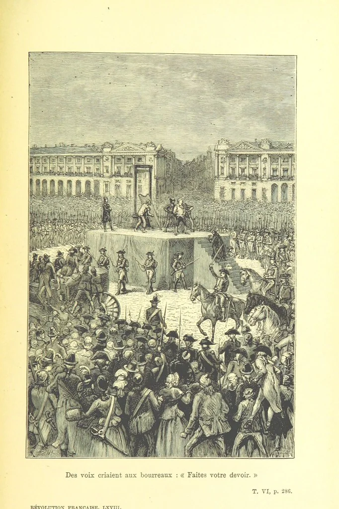 An illustration from Histoire de la Révolution Française, 1887, leaf 735