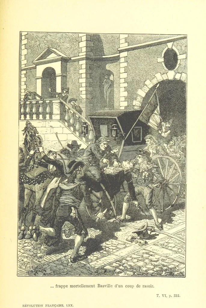 An illustration from Histoire de la Révolution Française, 1887, leaf 785