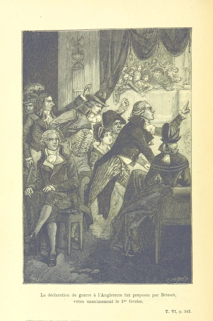 An illustration from Histoire de la Révolution Française, 1887, leaf 798