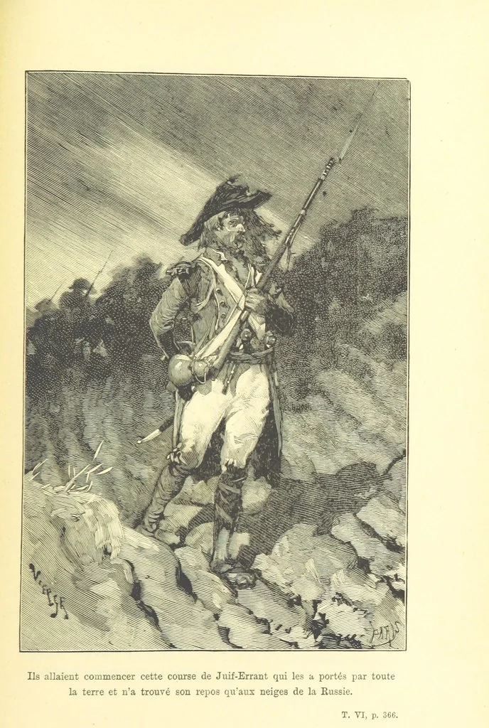 An illustration from Histoire de la Révolution Française, 1887, leaf 823