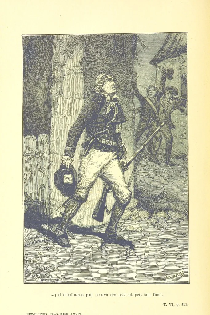 An illustration from Histoire de la Révolution Française, 1887, leaf 872