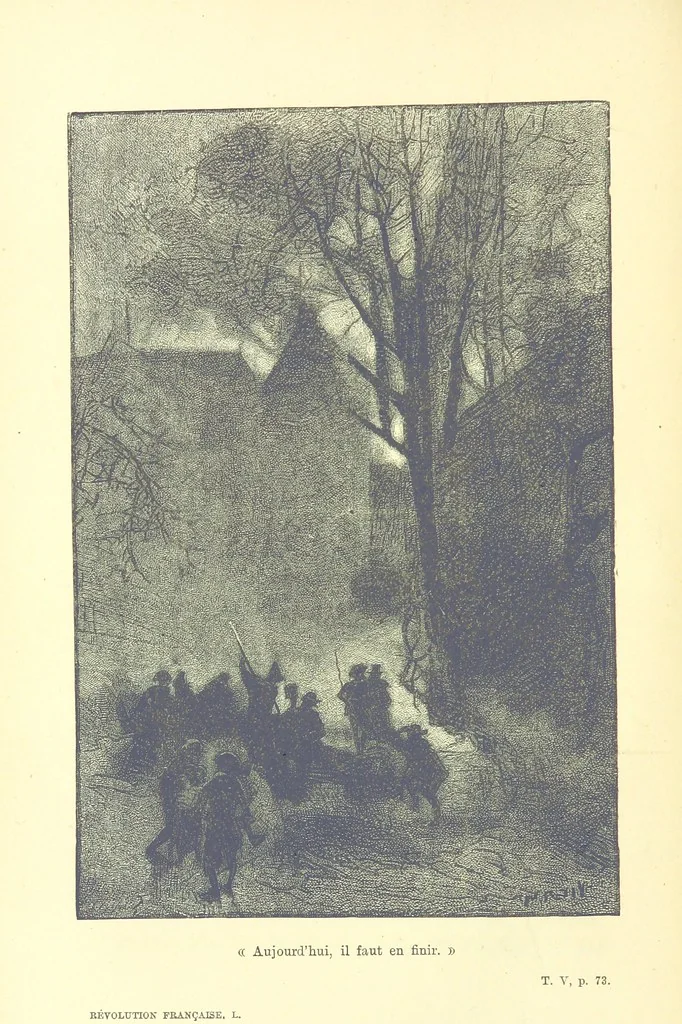 An illustration from Histoire de la Révolution Française, 1887, leaf 88