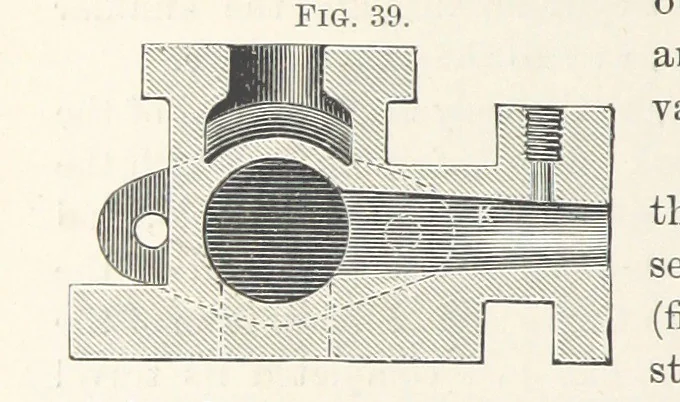 An illustration from Mine Drainage; being a complete and practical treatise on direct-acting underground steam-pumping machinery, etc. [With plates, 1881, leaf 122