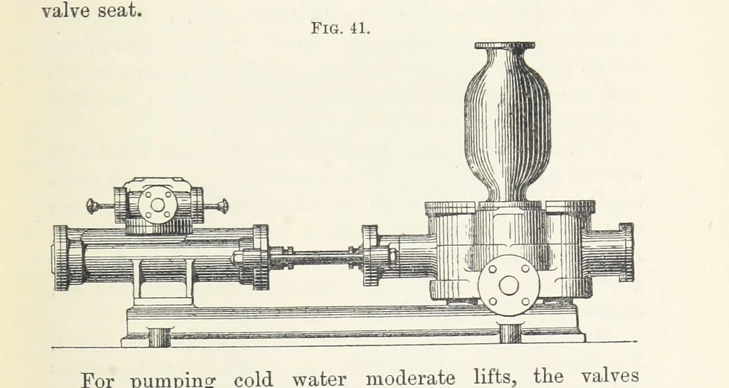 An illustration from Mine Drainage; being a complete and practical treatise on direct-acting underground steam-pumping machinery, etc. [With plates, 1881, leaf 123