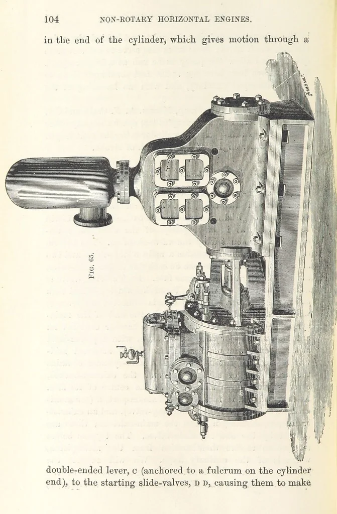 An illustration from Mine Drainage; being a complete and practical treatise on direct-acting underground steam-pumping machinery, etc. [With plates, 1881, leaf 146