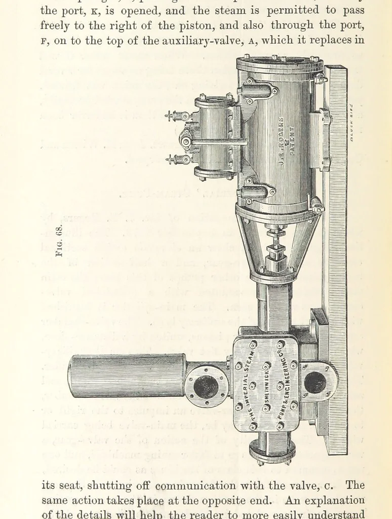 An illustration from Mine Drainage; being a complete and practical treatise on direct-acting underground steam-pumping machinery, etc. [With plates, 1881, leaf 150
