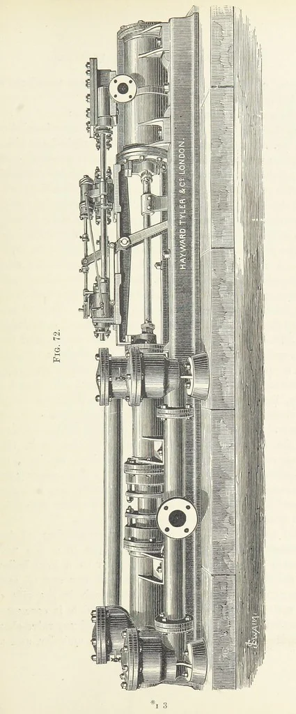 An illustration from Mine Drainage; being a complete and practical treatise on direct-acting underground steam-pumping machinery, etc. [With plates, 1881, leaf 163