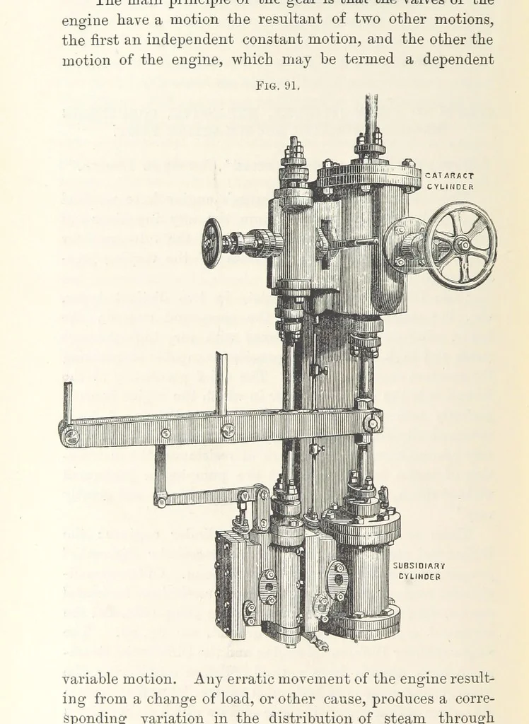An illustration from Mine Drainage; being a complete and practical treatise on direct-acting underground steam-pumping machinery, etc. [With plates, 1881, leaf 210