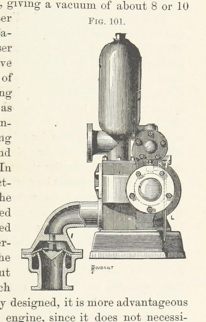 An illustration from Mine Drainage; being a complete and practical treatise on direct-acting underground steam-pumping machinery, etc. [With plates, 1881, leaf 235