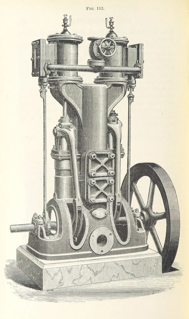 An illustration from Mine Drainage; being a complete and practical treatise on direct-acting underground steam-pumping machinery, etc. [With plates, 1881, leaf 274