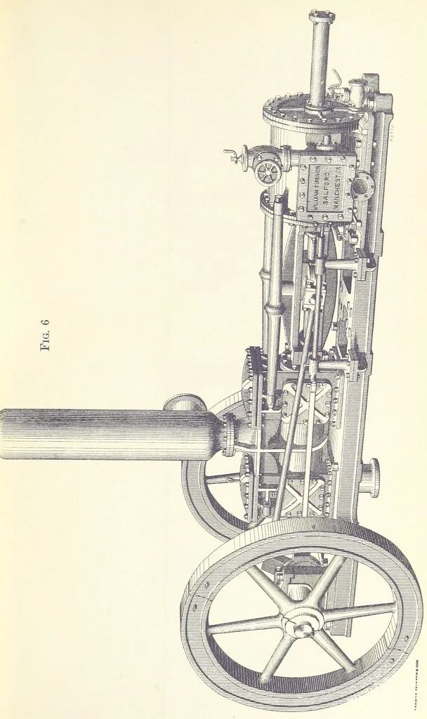 An illustration from Mine Drainage; being a complete and practical treatise on direct-acting underground steam-pumping machinery, etc. [With plates, 1881, leaf 51
