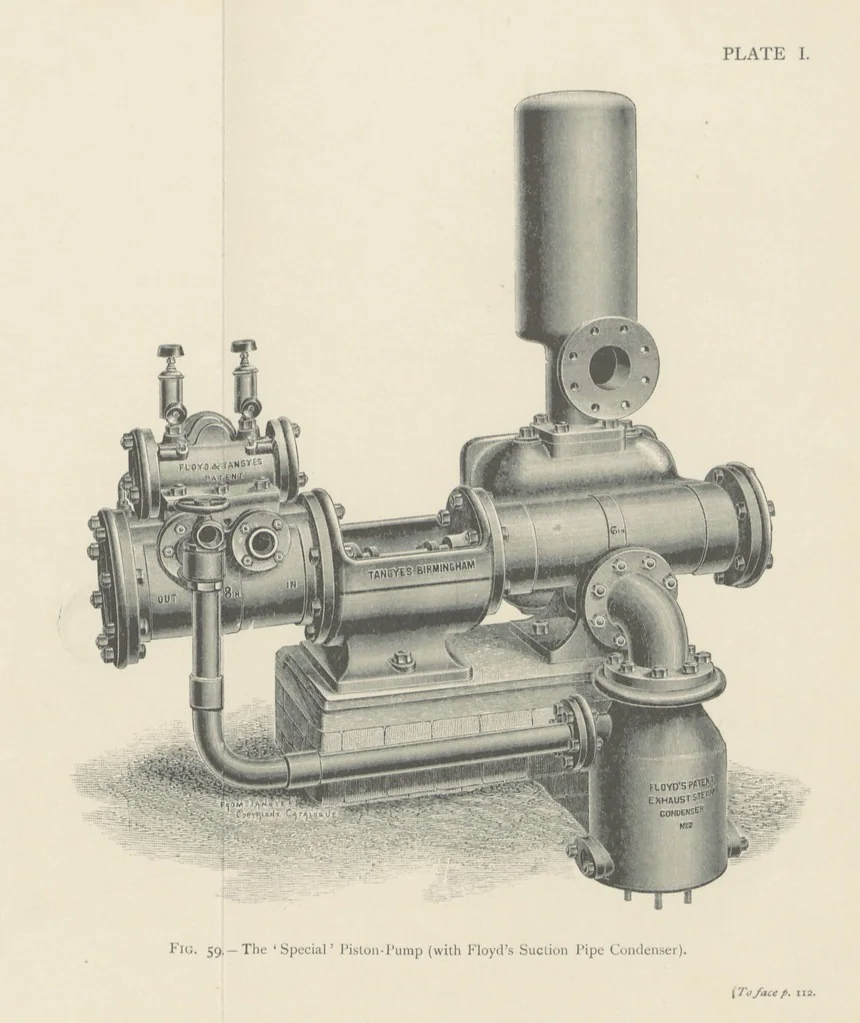 An illustration from Mine Drainage ... Second edition, rewritten and enlarged. With ... illustrations, 1899, leaf 137