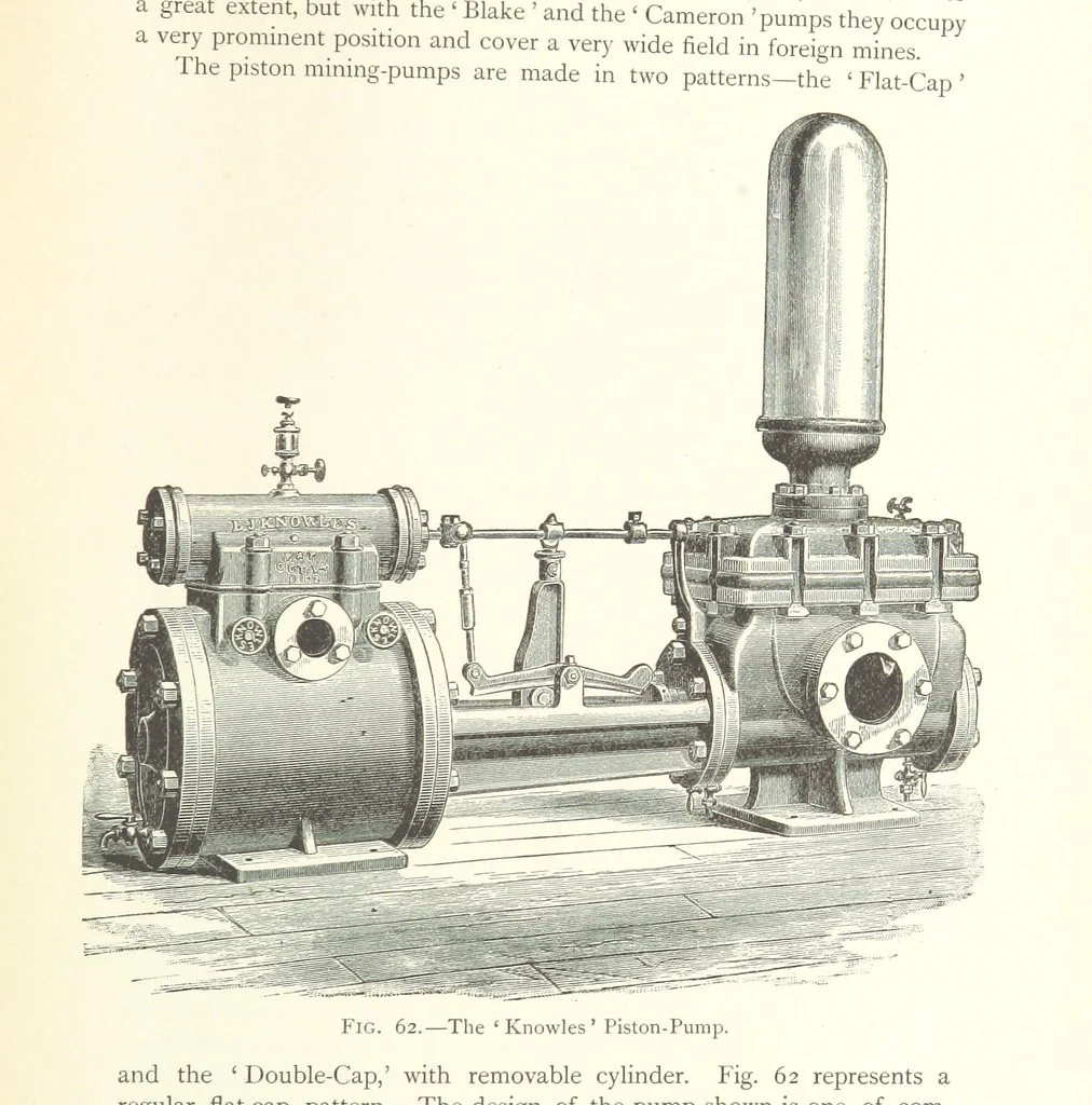 An illustration from Mine Drainage ... Second edition, rewritten and enlarged. With ... illustrations, 1899, leaf 145