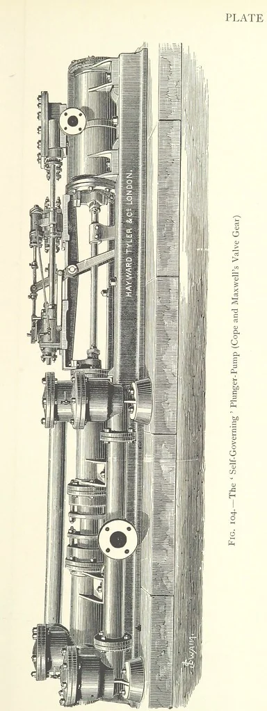 An illustration from Mine Drainage ... Second edition, rewritten and enlarged. With ... illustrations, 1899, leaf 185