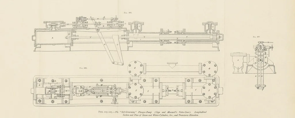 An illustration from Mine Drainage ... Second edition, rewritten and enlarged. With ... illustrations, 1899, leaf 187