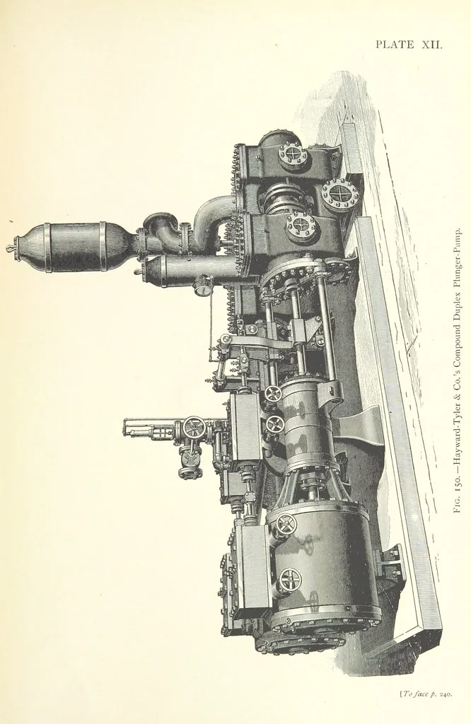 An illustration from Mine Drainage ... Second edition, rewritten and enlarged. With ... illustrations, 1899, leaf 287