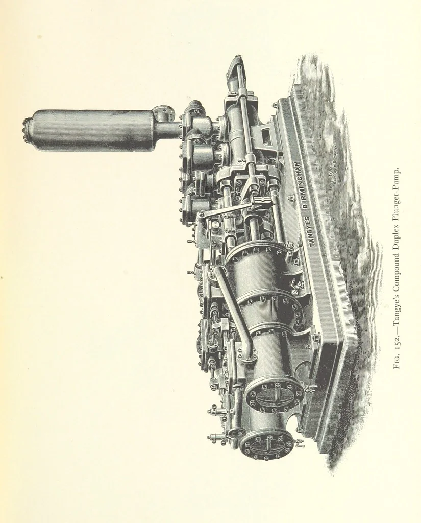 An illustration from Mine Drainage ... Second edition, rewritten and enlarged. With ... illustrations, 1899, leaf 289