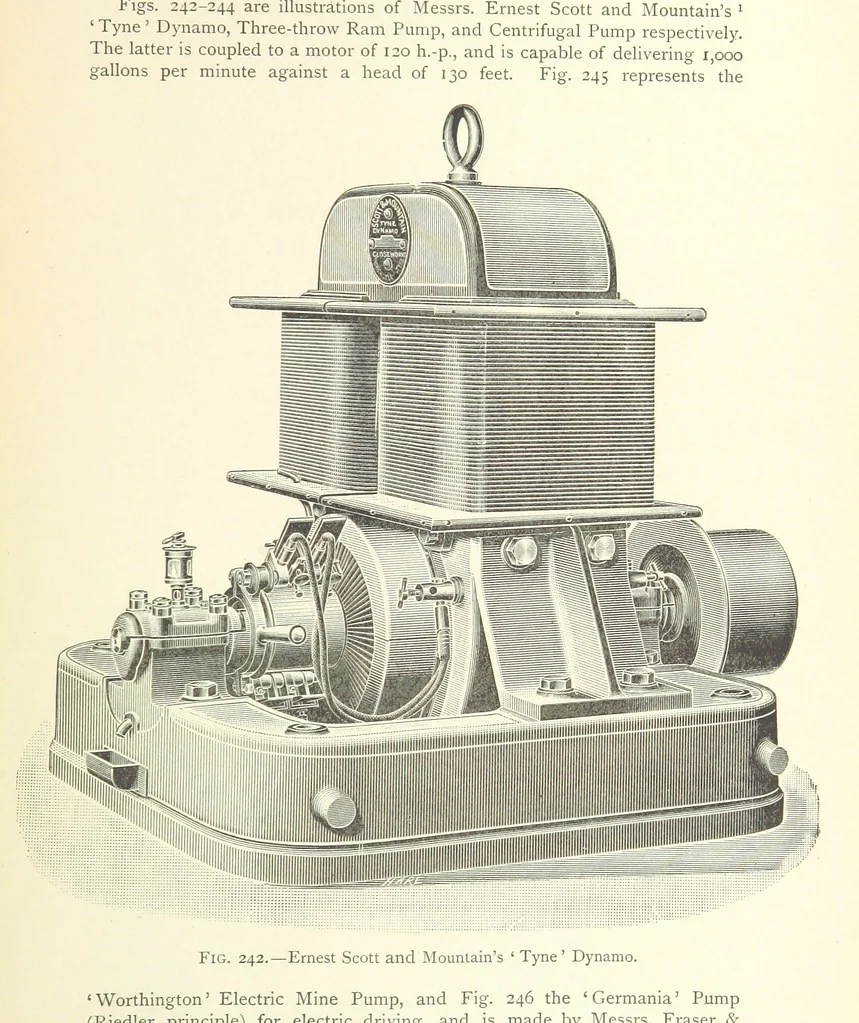 An illustration from Mine Drainage ... Second edition, rewritten and enlarged. With ... illustrations, 1899, leaf 403
