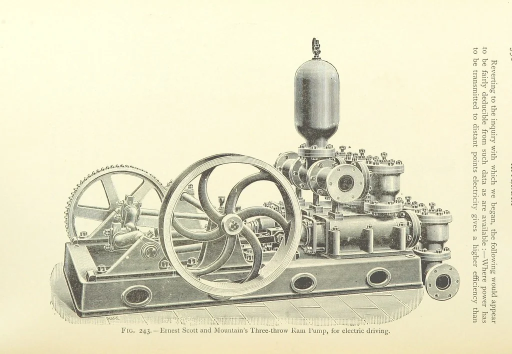 An illustration from Mine Drainage ... Second edition, rewritten and enlarged. With ... illustrations, 1899, leaf 404